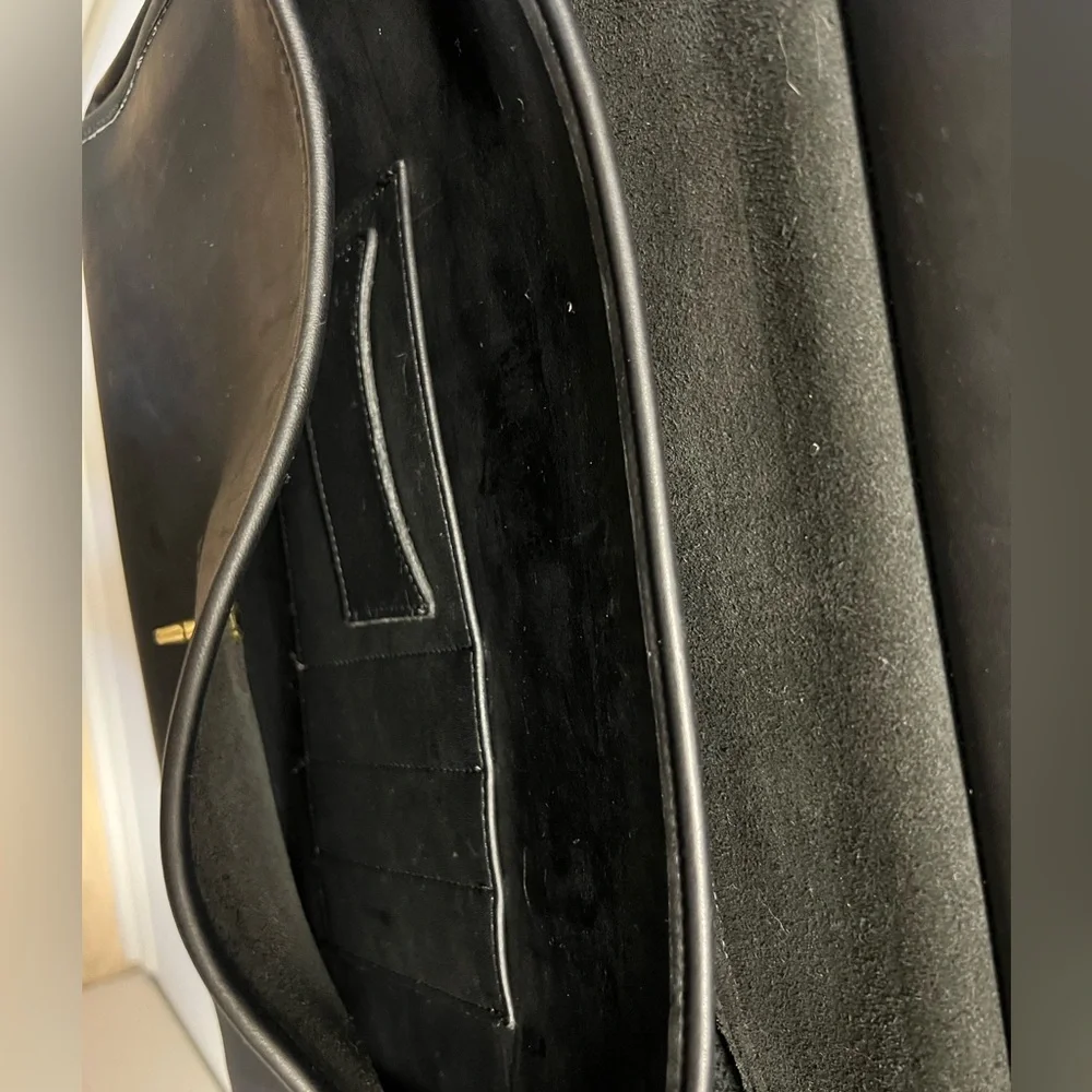 Vintage Coach J7C-5266 Beekman Black Briefcase/Laptop Bag Made in USA Handmade - Picture 4 of 5